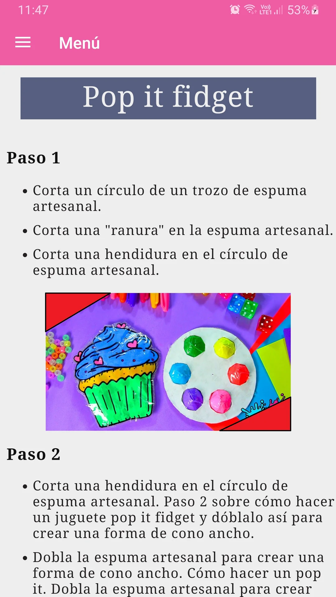 Tutorial de cómo hacer Pop It screenshot